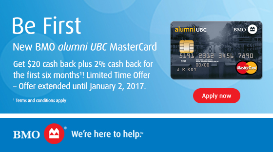 bmo ubc alumni card