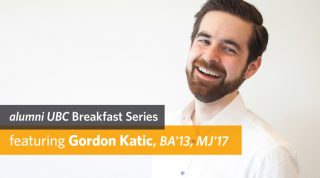 alumni UBC Breakfast Series with Gordon Katic