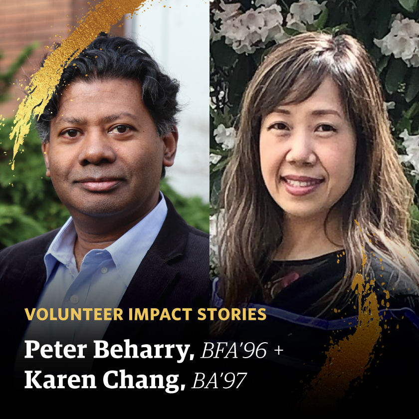 Peter Beharry and Karen Chang