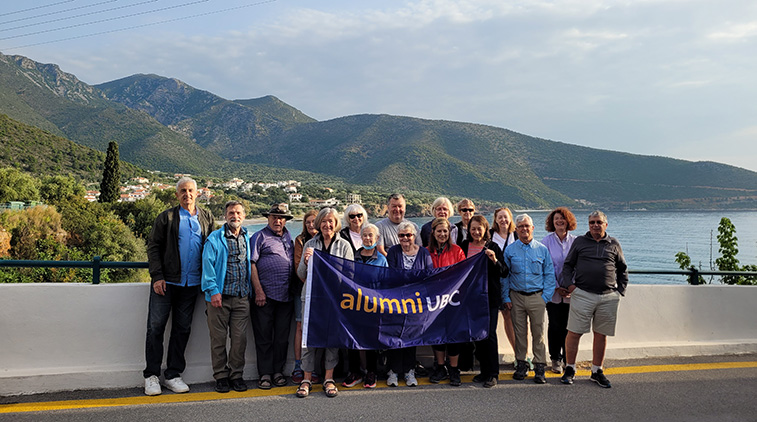 alumni UBC Travel Club in Greece - 2022
